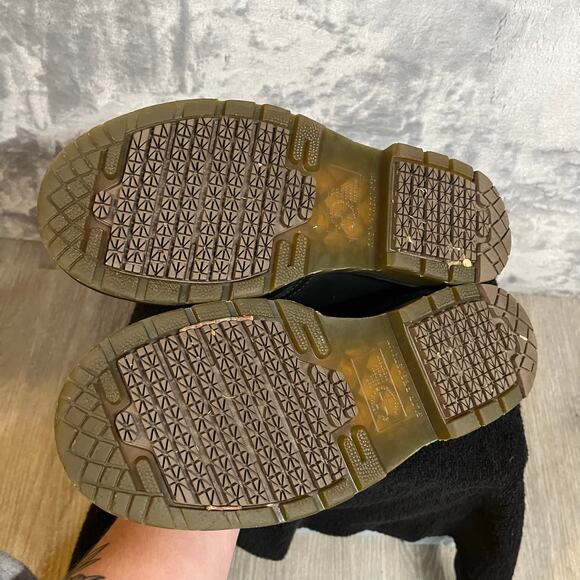 Dr Martens Steel Toe Non-Slip Black Leather Shoes 3 Eye Oxford 1461 SA SR 7 M - Picture 9 of 10